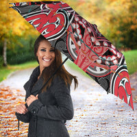 Aotearoa Iwi Te Arawa Umbrella Maori Kowhaiwhai Pattern LT19 - Polynesian Pride