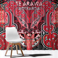 Aotearoa Iwi Te Arawa Window Curtain Maori Kowhaiwhai Pattern LT19 - Polynesian Pride