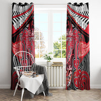 Aotearoa Iwi Te Arawa Window Curtain Maori Kowhaiwhai Pattern LT19 - Polynesian Pride