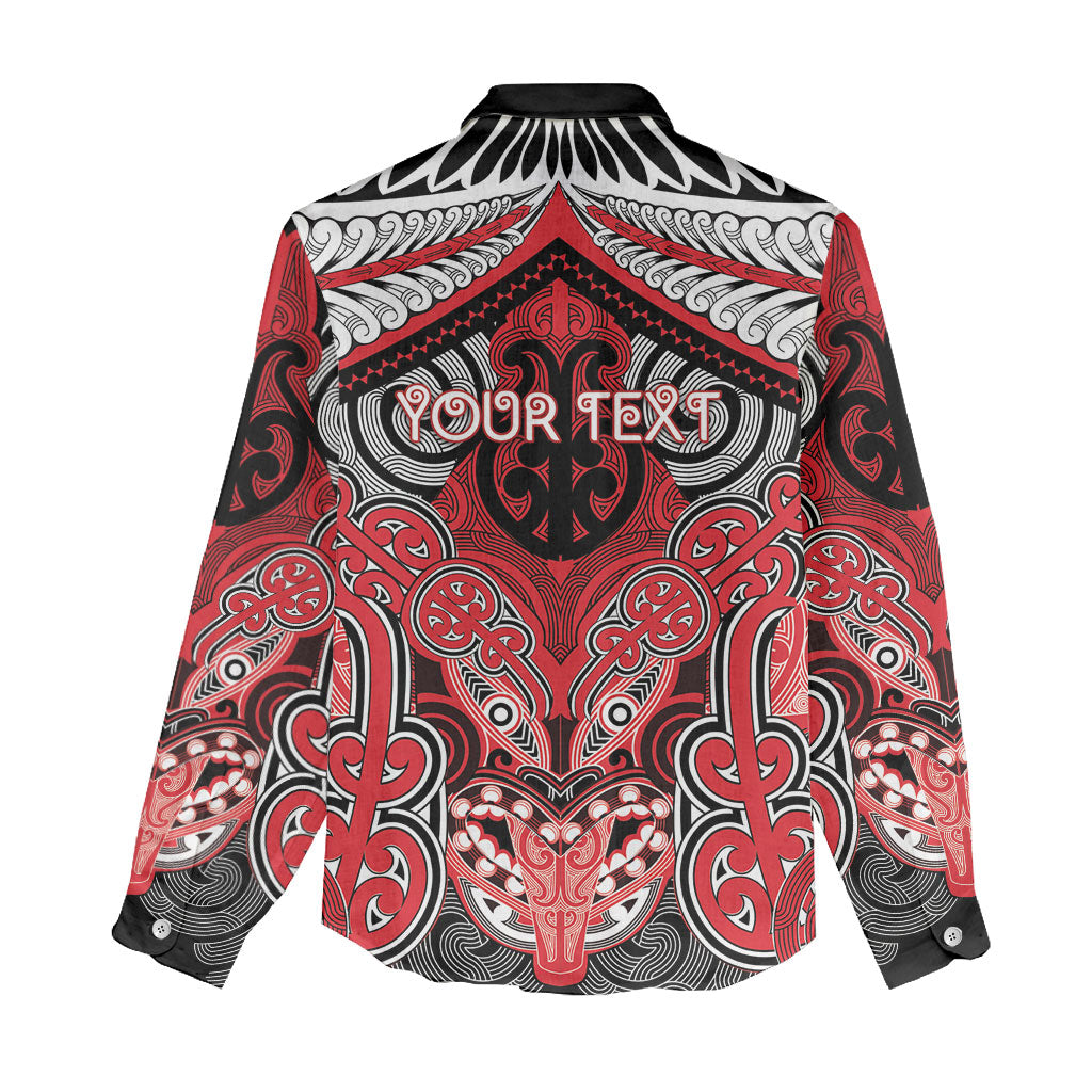 Aotearoa Iwi Te Arawa Personalised Women Casual Shirt Maori Kowhaiwhai Pattern LT19 - Polynesian Pride
