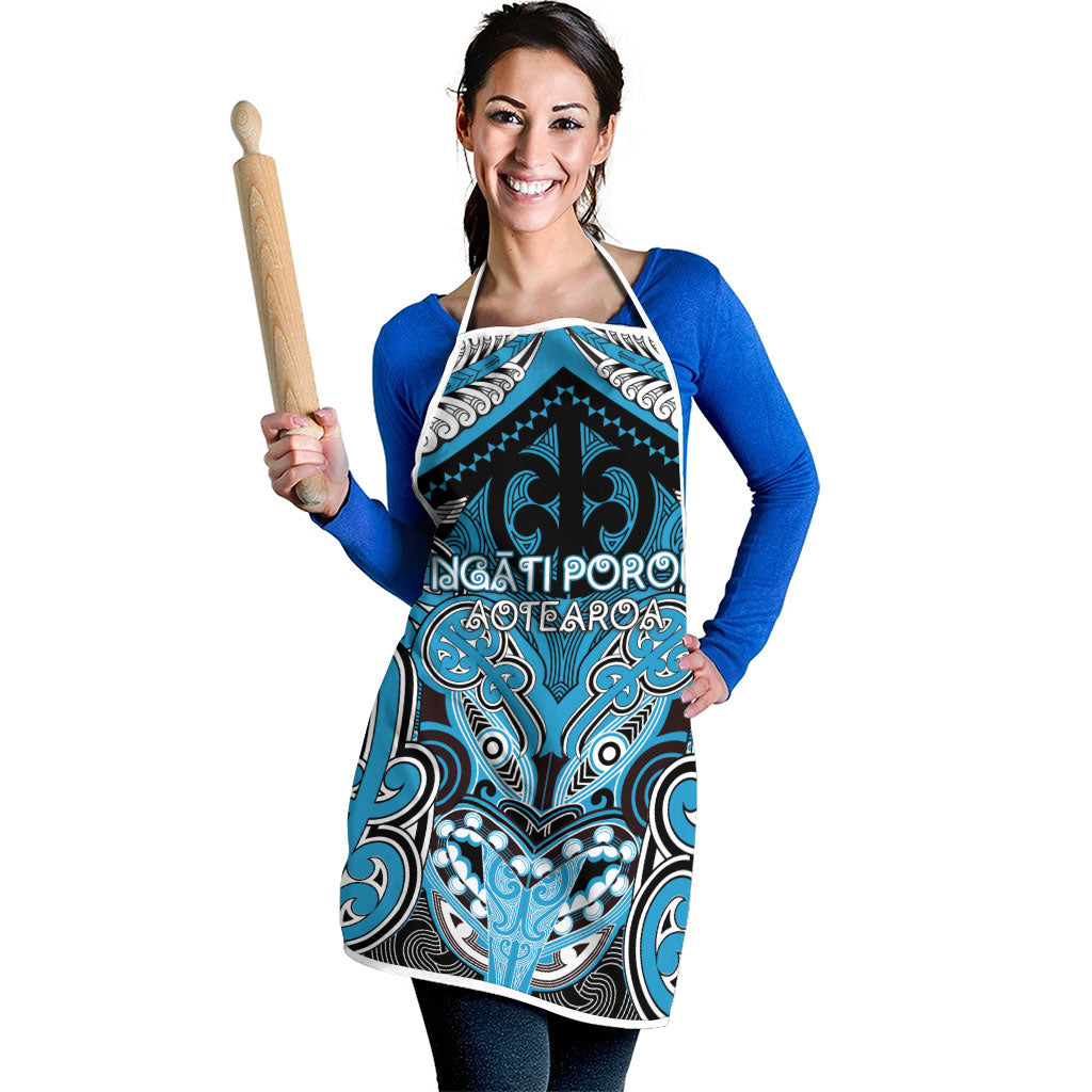 Aotearoa Iwi Ngati Porou Apron Maori Kowhaiwhai Pattern LT19 - Polynesian Pride