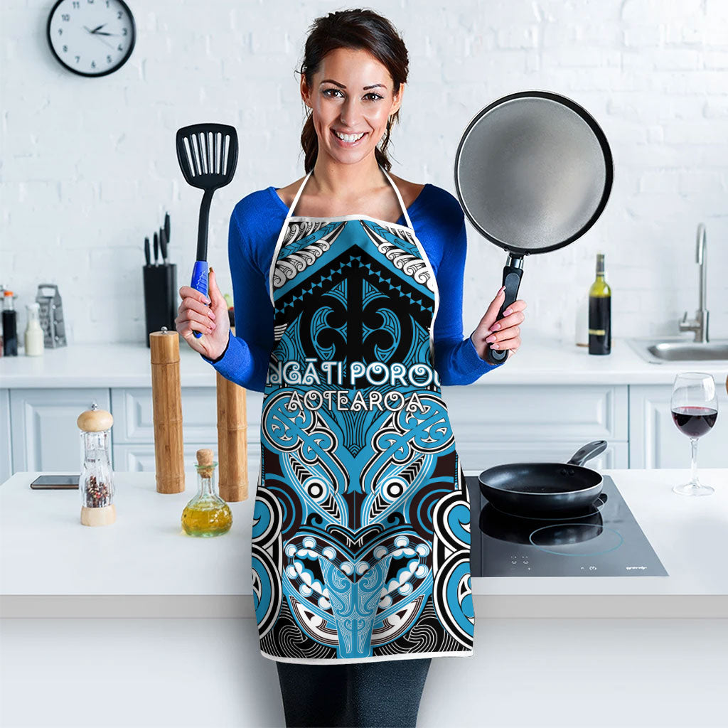 Aotearoa Iwi Ngati Porou Apron Maori Kowhaiwhai Pattern LT19 - Polynesian Pride