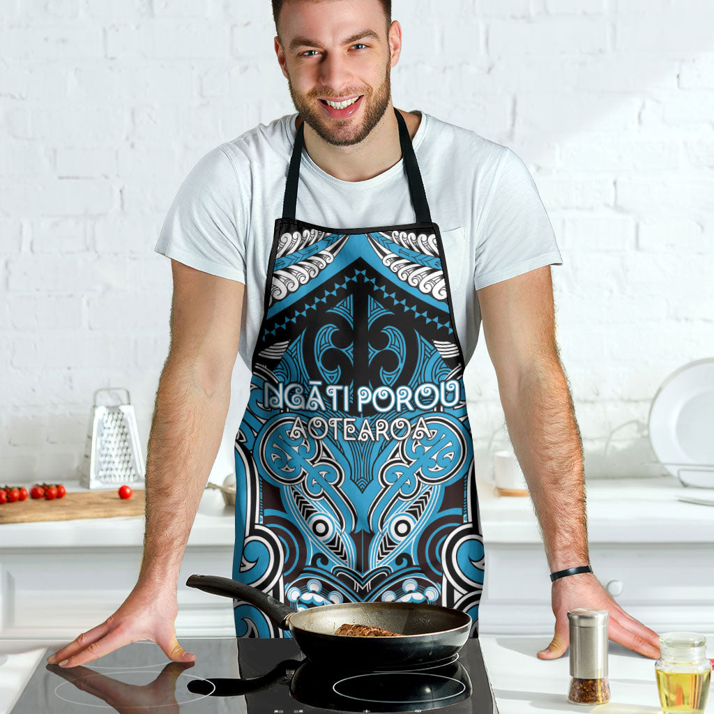 Aotearoa Iwi Ngati Porou Apron Maori Kowhaiwhai Pattern LT19 - Polynesian Pride