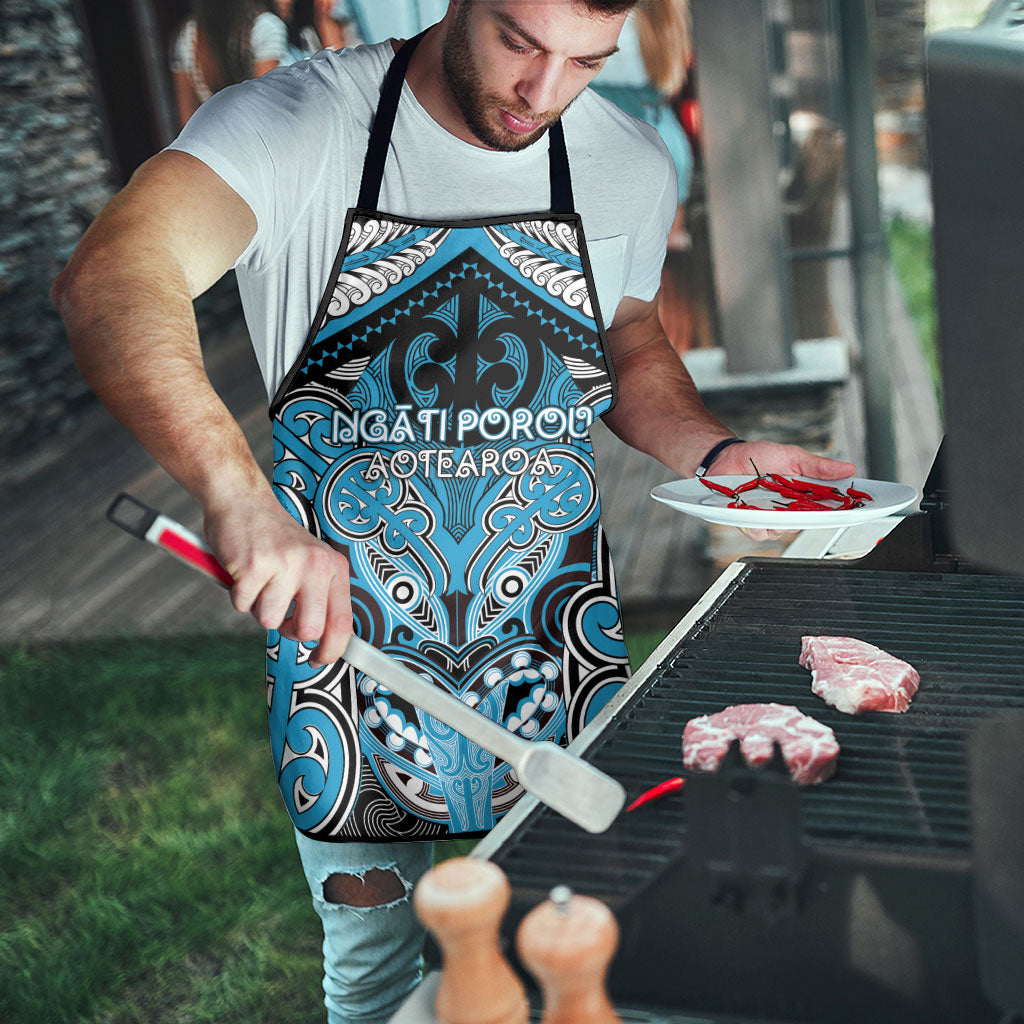Aotearoa Iwi Ngati Porou Apron Maori Kowhaiwhai Pattern LT19 - Polynesian Pride