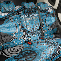 Aotearoa Iwi Ngati Porou Back Car Seat Cover Maori Kowhaiwhai Pattern LT19 - Polynesian Pride