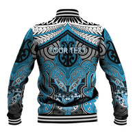 Aotearoa Iwi Ngati Porou Personalised Baseball Jacket Maori Kowhaiwhai Pattern LT19 - Polynesian Pride