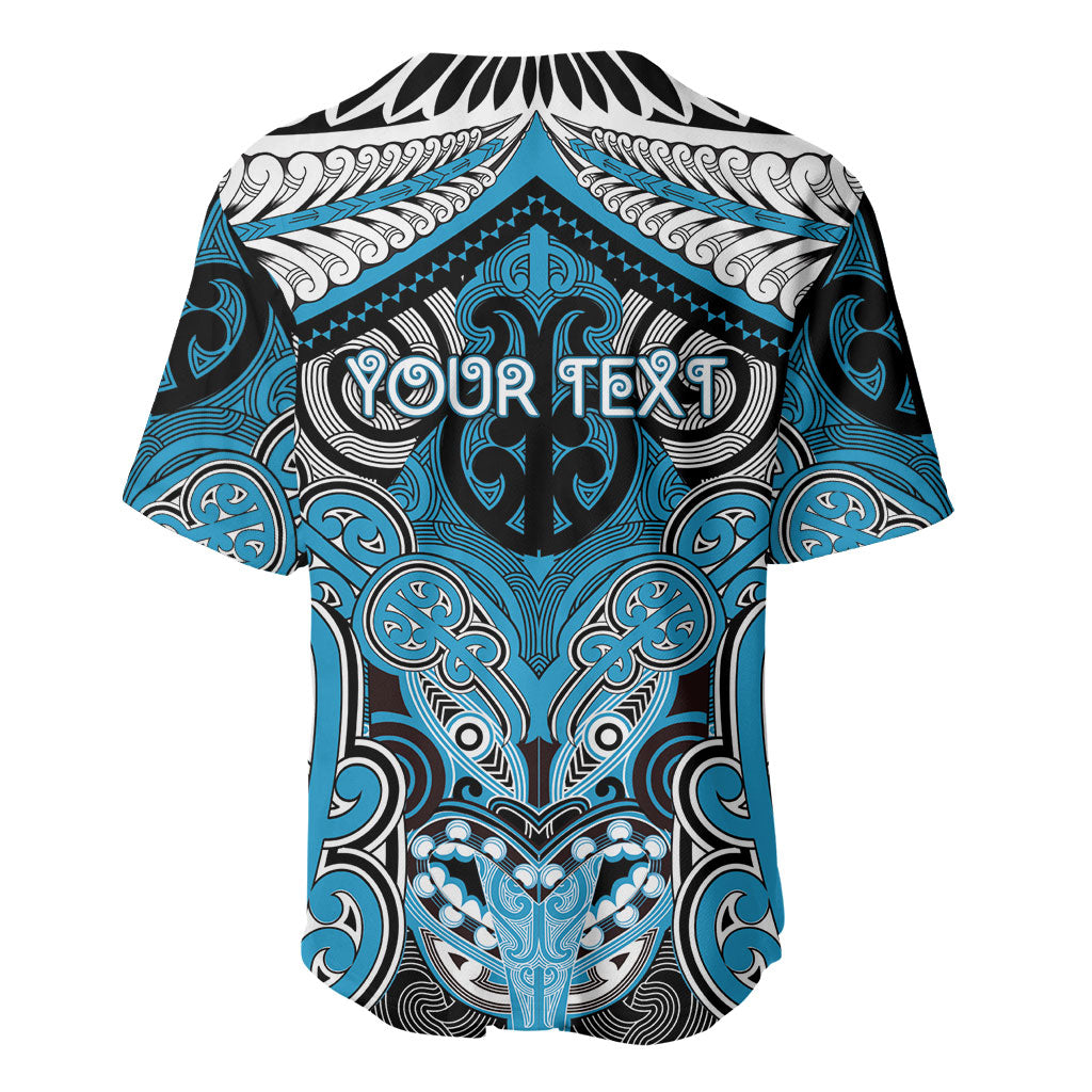 Aotearoa Iwi Ngati Porou Personalised Baseball Jersey Maori Kowhaiwhai Pattern LT19 - Polynesian Pride