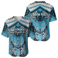 Aotearoa Iwi Ngati Porou Personalised Baseball Jersey Maori Kowhaiwhai Pattern LT19 - Polynesian Pride