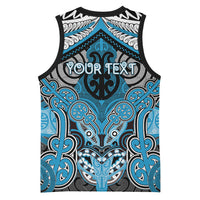 Aotearoa Iwi Ngati Porou Personalised Basketball Jersey Maori Kowhaiwhai Pattern LT19 - Polynesian Pride