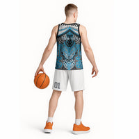 Aotearoa Iwi Ngati Porou Personalised Basketball Jersey Maori Kowhaiwhai Pattern LT19 - Polynesian Pride
