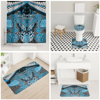 Aotearoa Iwi Ngati Porou Bathroom Set Maori Kowhaiwhai Pattern LT19 - Polynesian Pride