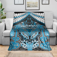 Aotearoa Iwi Ngati Porou Blanket Maori Kowhaiwhai Pattern LT19 - Polynesian Pride