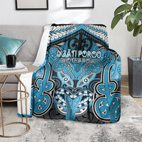 Aotearoa Iwi Ngati Porou Blanket Maori Kowhaiwhai Pattern LT19 - Polynesian Pride