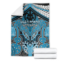 Aotearoa Iwi Ngati Porou Blanket Maori Kowhaiwhai Pattern LT19 - Polynesian Pride