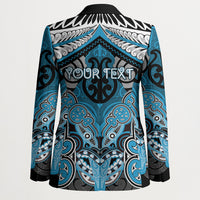 Aotearoa Iwi Ngati Porou Personalised Blazer Maori Kowhaiwhai Pattern LT19 - Polynesian Pride