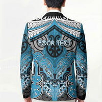 Aotearoa Iwi Ngati Porou Personalised Blazer Maori Kowhaiwhai Pattern LT19 - Polynesian Pride