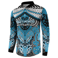 Aotearoa Iwi Ngati Porou Personalised Button Sweatshirt Maori Kowhaiwhai Pattern LT19 - Polynesian Pride