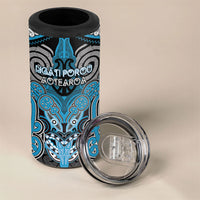 Aotearoa Iwi Ngati Porou Personalised 4 in 1 Can Cooler Tumbler Maori Kowhaiwhai Pattern LT19 - Polynesian Pride