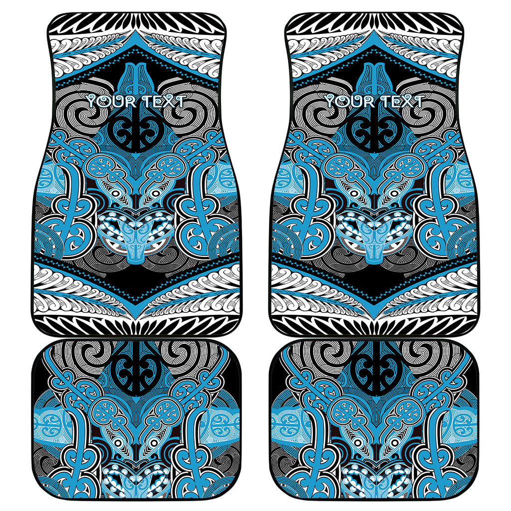Aotearoa Iwi Ngati Porou Personalised Car Mats Maori Kowhaiwhai Pattern LT19 - Polynesian Pride