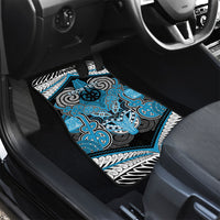 Aotearoa Iwi Ngati Porou Personalised Car Mats Maori Kowhaiwhai Pattern LT19 - Polynesian Pride