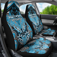 Aotearoa Iwi Ngati Porou Car Seat Cover Maori Kowhaiwhai Pattern LT19 - Polynesian Pride