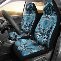 Aotearoa Iwi Ngati Porou Car Seat Cover Maori Kowhaiwhai Pattern LT19 - Polynesian Pride