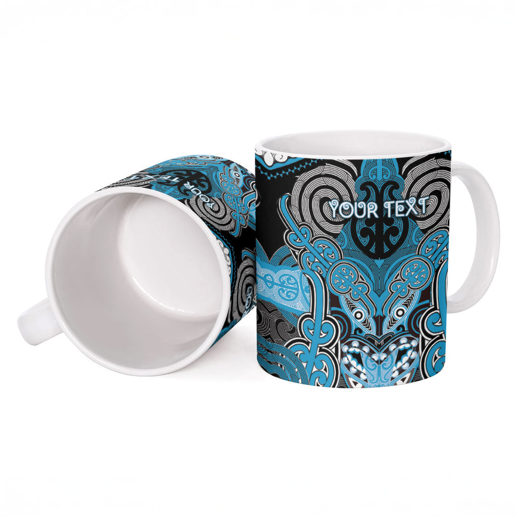 Aotearoa Iwi Ngati Porou Personalised Ceramic Mug Maori Kowhaiwhai Pattern LT19 - Polynesian Pride