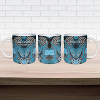 Aotearoa Iwi Ngati Porou Personalised Ceramic Mug Maori Kowhaiwhai Pattern LT19 - Polynesian Pride
