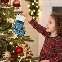 Aotearoa Iwi Ngati Porou Personalised Christmas Stocking Maori Kowhaiwhai Pattern LT19 - Polynesian Pride