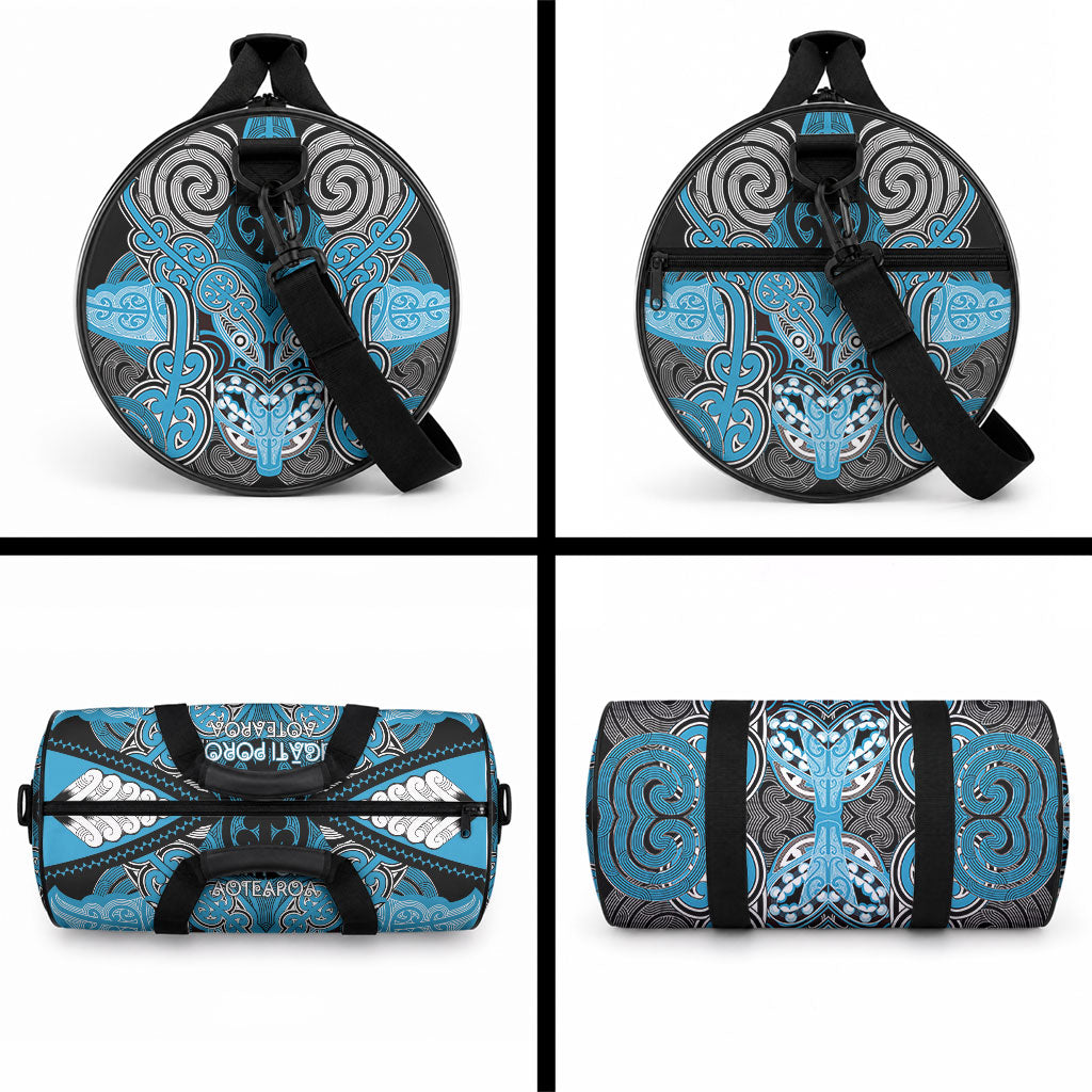Aotearoa Iwi Ngati Porou Duffle Bag Maori Kowhaiwhai Pattern