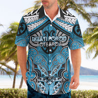 Aotearoa Iwi Ngati Porou Personalised Hawaiian Shirt Maori Kowhaiwhai Pattern LT19 - Polynesian Pride