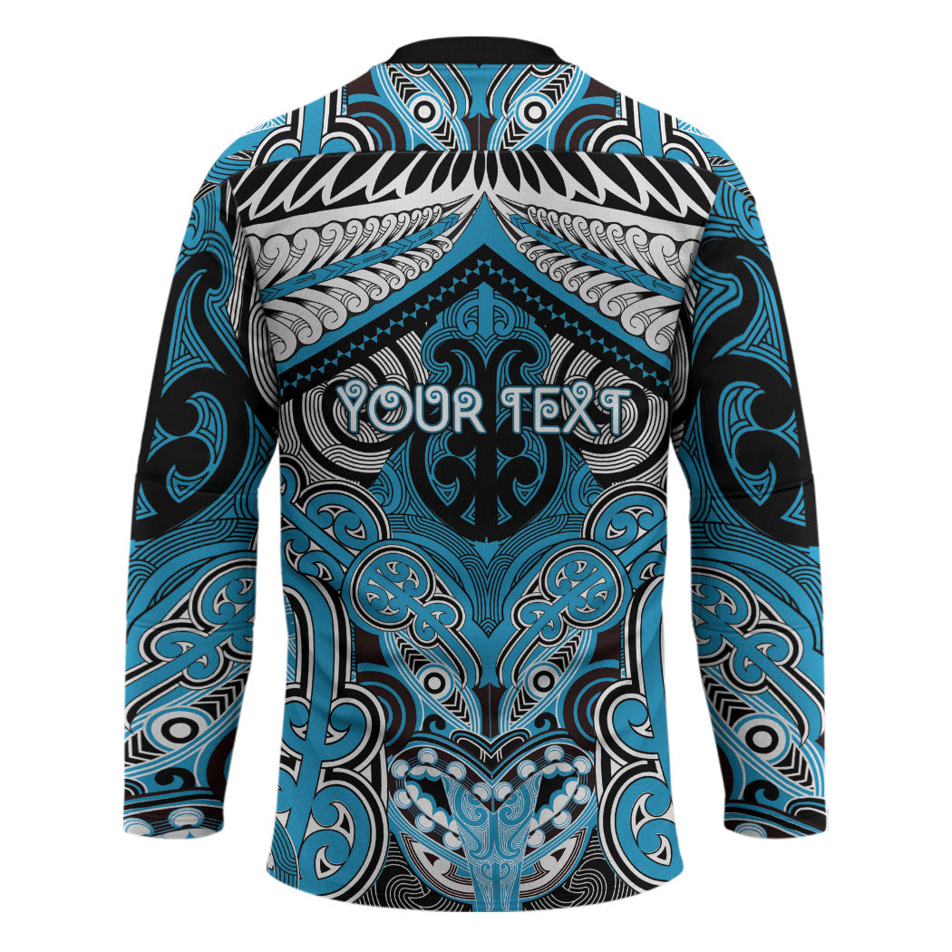 Aotearoa Iwi Ngati Porou Personalised Hockey Jersey Maori Kowhaiwhai Pattern LT19 - Polynesian Pride