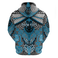 Aotearoa Iwi Ngati Porou Personalised Hoodie Maori Kowhaiwhai Pattern LT19 - Polynesian Pride