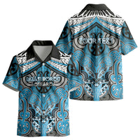Aotearoa Iwi Ngati Porou Personalised Kid Hawaiian Shirt Maori Kowhaiwhai Pattern LT19 - Polynesian Pride