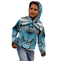 Aotearoa Iwi Ngati Porou Personalised Kid Hoodie Maori Kowhaiwhai Pattern LT19 - Polynesian Pride