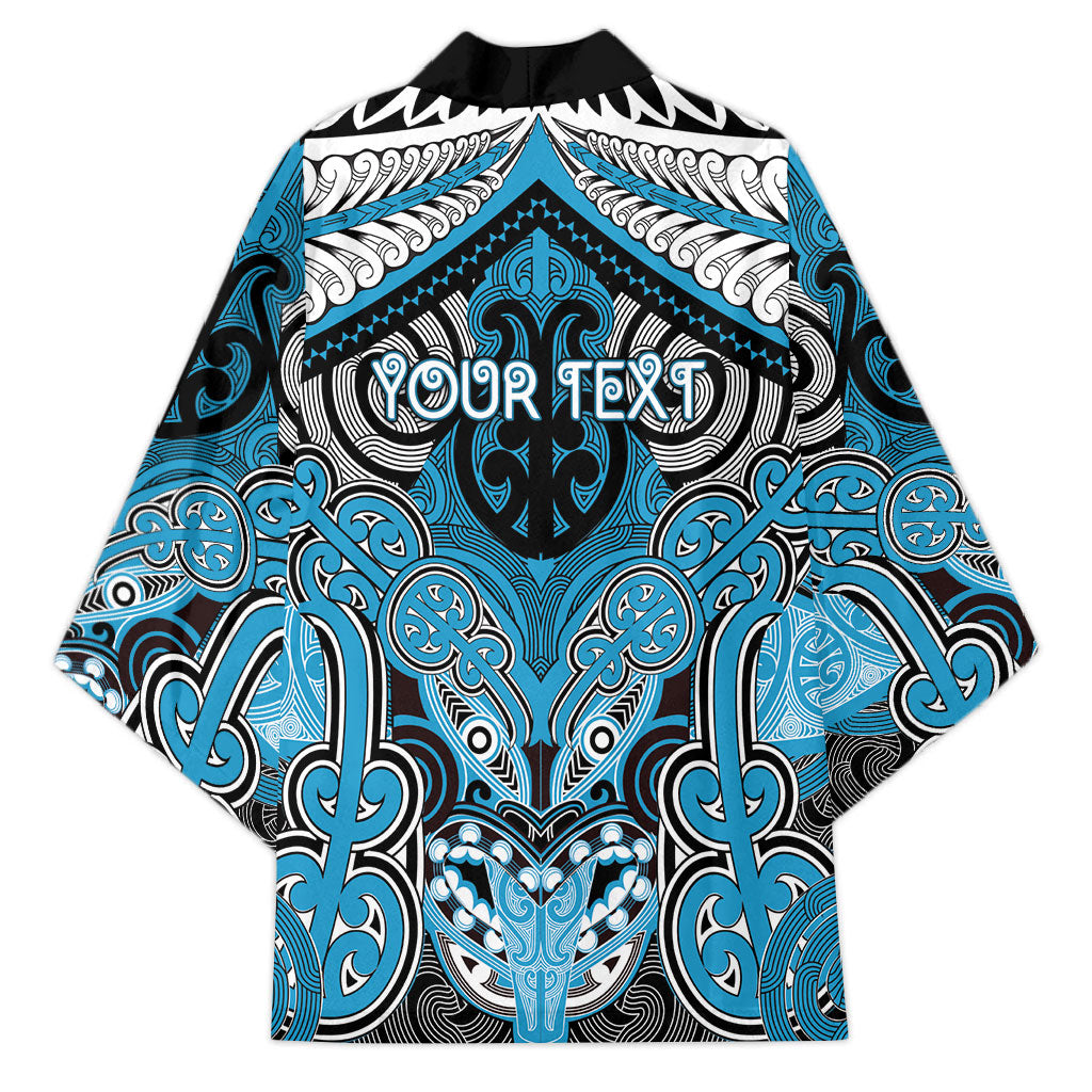 Aotearoa Iwi Ngati Porou Personalised Kimono Maori Kowhaiwhai Pattern LT19 - Polynesian Pride
