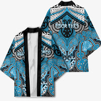 Aotearoa Iwi Ngati Porou Personalised Kimono Maori Kowhaiwhai Pattern LT19 - Polynesian Pride