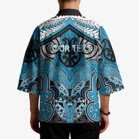 Aotearoa Iwi Ngati Porou Personalised Kimono Maori Kowhaiwhai Pattern LT19 - Polynesian Pride