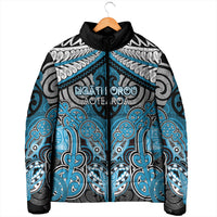 Aotearoa Iwi Ngati Porou Personalised Padded Jacket Maori Kowhaiwhai Pattern LT19 - Polynesian Pride