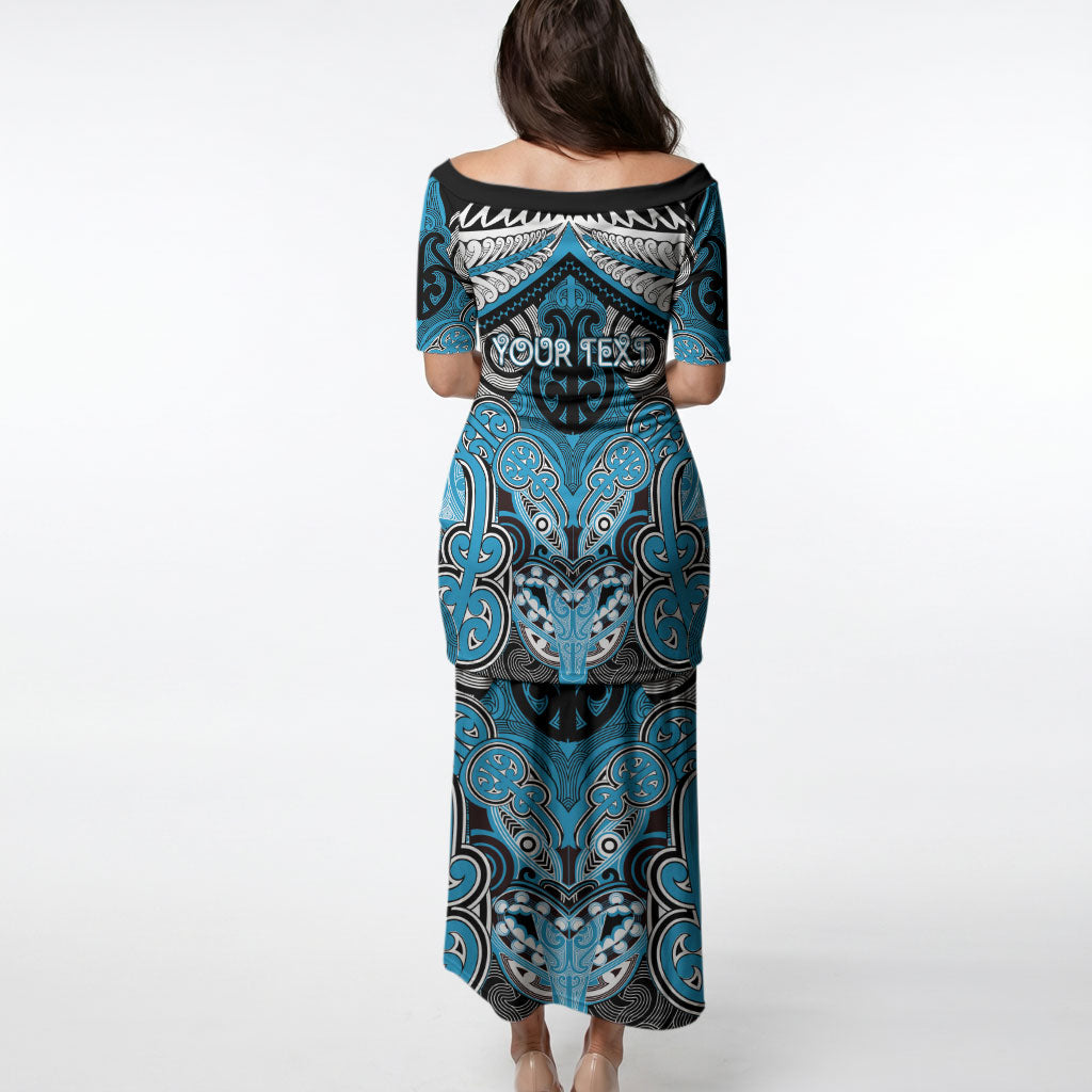Aotearoa Iwi Ngati Porou Personalised Puletasi Maori Kowhaiwhai Pattern LT19 - Polynesian Pride
