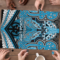 Aotearoa Iwi Ngati Porou Puzzle Maori Kowhaiwhai Pattern LT19 - Polynesian Pride