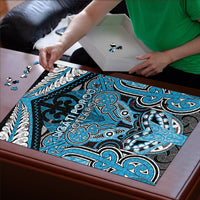 Aotearoa Iwi Ngati Porou Puzzle Maori Kowhaiwhai Pattern LT19 - Polynesian Pride