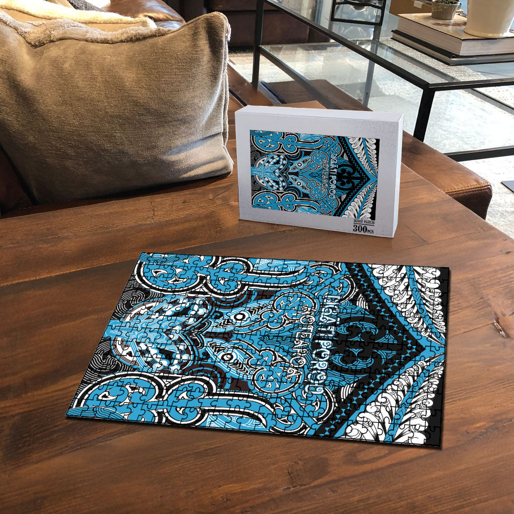 Aotearoa Iwi Ngati Porou Puzzle Maori Kowhaiwhai Pattern LT19 - Polynesian Pride