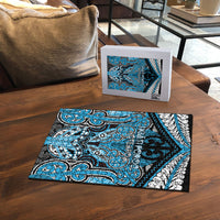 Aotearoa Iwi Ngati Porou Puzzle Maori Kowhaiwhai Pattern LT19 - Polynesian Pride