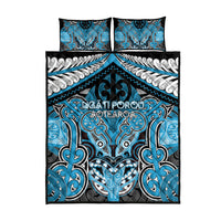 Aotearoa Iwi Ngati Porou Quilt Bed Set Maori Kowhaiwhai Pattern LT19 - Polynesian Pride