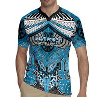 Aotearoa Iwi Ngati Porou Personalised Rugby Jersey Maori Kowhaiwhai Pattern LT19 - Polynesian Pride