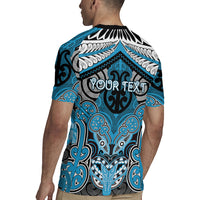 Aotearoa Iwi Ngati Porou Personalised Rugby Jersey Maori Kowhaiwhai Pattern LT19 - Polynesian Pride