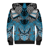 Aotearoa Iwi Ngati Porou Personalised Sherpa Hoodie Maori Kowhaiwhai Pattern LT19 - Polynesian Pride