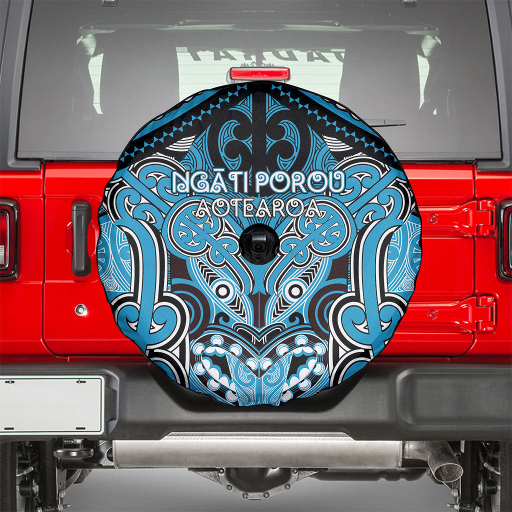 Aotearoa Iwi Ngati Porou Spare Tire Cover Maori Kowhaiwhai Pattern LT19 - Polynesian Pride