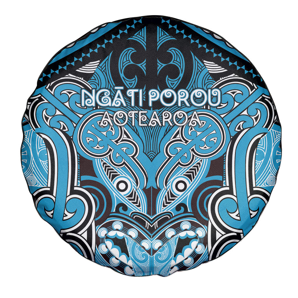 Aotearoa Iwi Ngati Porou Spare Tire Cover Maori Kowhaiwhai Pattern LT19 - Polynesian Pride